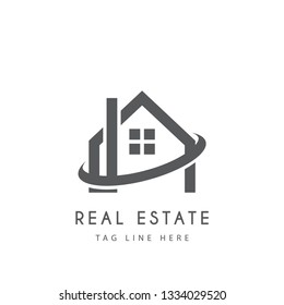 Real estate logo design template