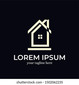 Real Estate Logo Design Template Inspiration - Vector