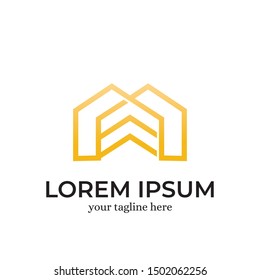 Real Estate Logo Design Template Inspiration - Vector