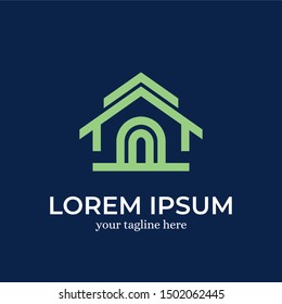 Real Estate Logo Design Template Inspiration - Vector