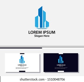 Real estate logo design template vector - illustration.EPS10