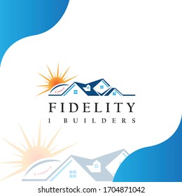Plantilla De Diseño De Logotipo Inmobiliario- Diseño De Logotipos Planos- Logotipo Mínimo- Este Logotipo Para Empresas Inmobiliarias Y Otras Empresas.