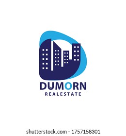 Plantilla de diseño de logotipo inmobiliario 