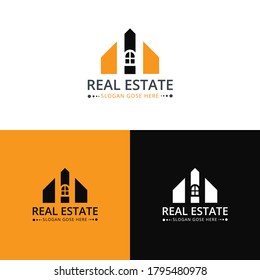 real estate logo design template, Construction Architecture Building