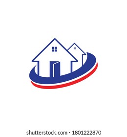 Plantilla de diseño de logotipo inmobiliario