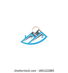 Plantilla de diseño de logotipo inmobiliario
