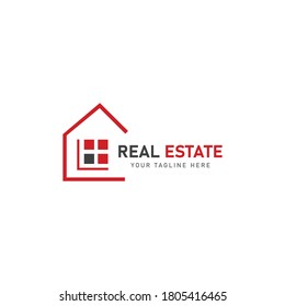 Real Estate Logo Design Template.