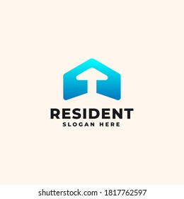 Plantilla de diseño del logotipo inmobiliario - Buen uso para el logotipo de construcción y construcción