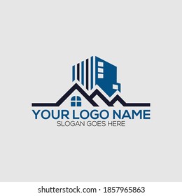Real Estate Logo Design template