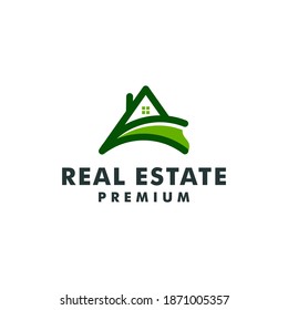 Real estate logo design template. home icon symbol logotype vector illustration
