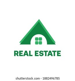Real Estate logo design template. Corporate branding identity