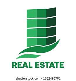 Real Estate logo design template. Corporate branding identity