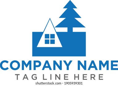 Plantilla de diseño de logotipo inmobiliario 