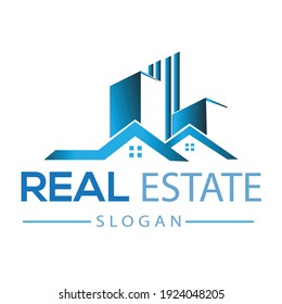 Plantilla de diseño del logotipo inmobiliario.