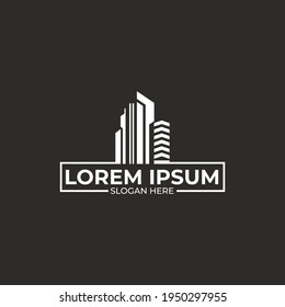Plantilla de diseño de logotipo inmobiliario