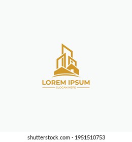 Real estate logo design template