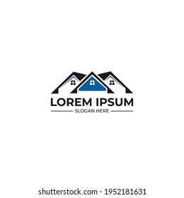Real estate logo design template