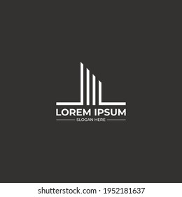 Plantilla de diseño de logotipo inmobiliario