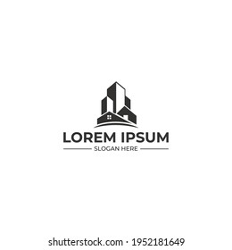 Real estate logo design template