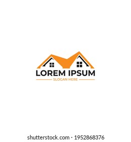 Real estate logo design template