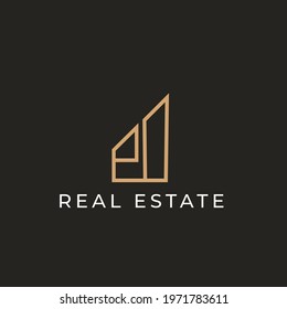 Real Estate  Logo Design Template