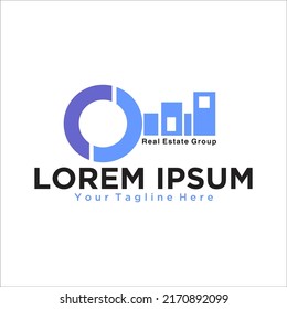 real estate logo design template, home logo design template