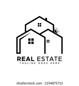 Real estate logo design template