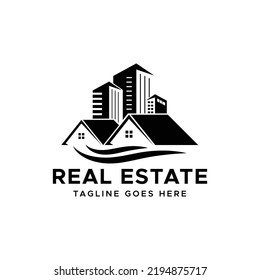 Real estate logo design template