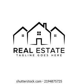 Real estate logo design template