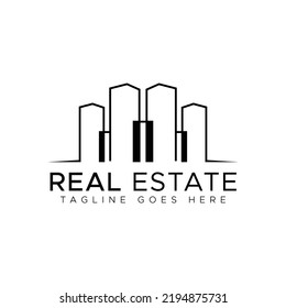 Real estate logo design template