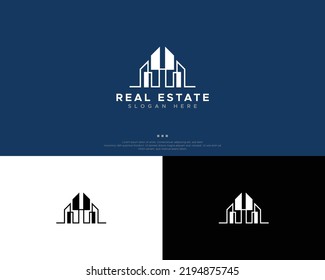 Real estate logo design template