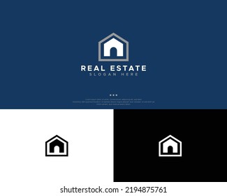 Design-Vorlage für das Immobilienlogo
