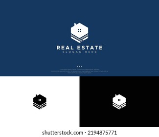 Plantilla de diseño de logotipo inmobiliario
