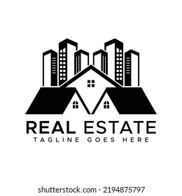 Real estate logo design template