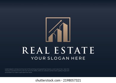 Real estate logo design template