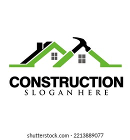 Real estate logo design template vector illustration, you can change color and adjust the size