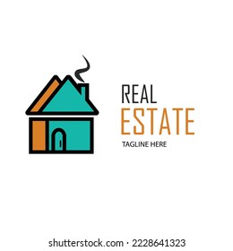 Real estate logo design template