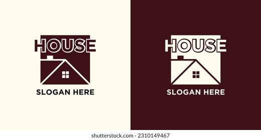 Real estate logo design template building logo house logo property logo
