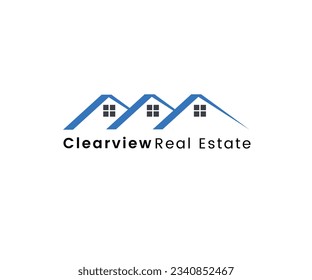 Real Estate logo design template