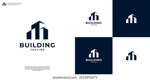 Real estate logo design template. icon Building for your business