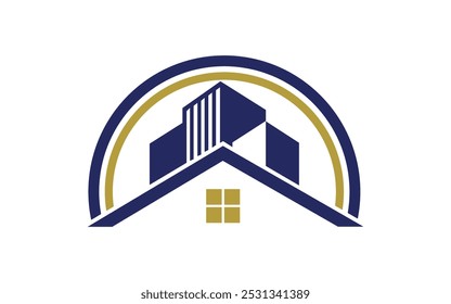 Modelo De Design De Logotipo Imobiliário Para Negócios E Empresa Pro Vetor