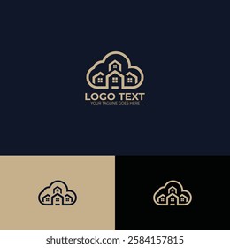 Real estate logo design template