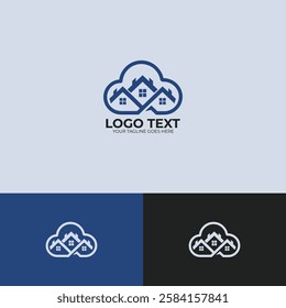 Real estate logo design template