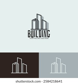 Real estate logo design template