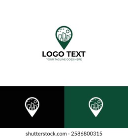 Real estate logo design template