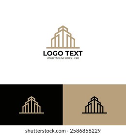 Real estate logo design template