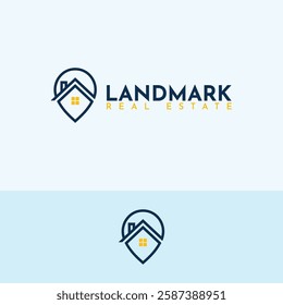 Real estate logo design template