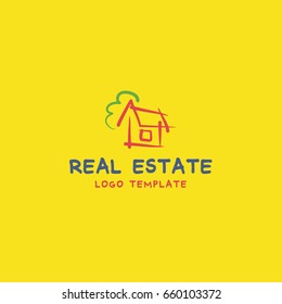 Real Estate Logo Design Template