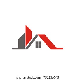 Real Estate logo design template vector
