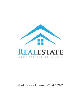 Real estate logo design template